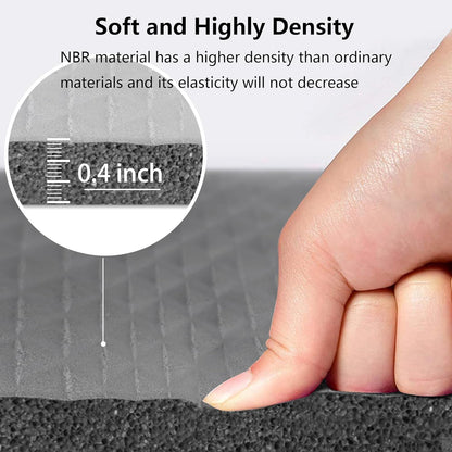 Yoga Mat 72.8" x 31.5" x 2/5 inch Thick With Strap and Bag, Extra Wide Workout Mat for Women and Men, Non Slip Exercise Mat for Home Outdoor Yoga, Pilates, Stretching, Floor & Fitness Workouts