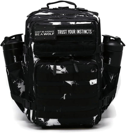 35L Athletic Gym Backpack - Durable 1000D Waterproof Oxford Material with MOLLE Webbing, Laptop Pocket - Colors A