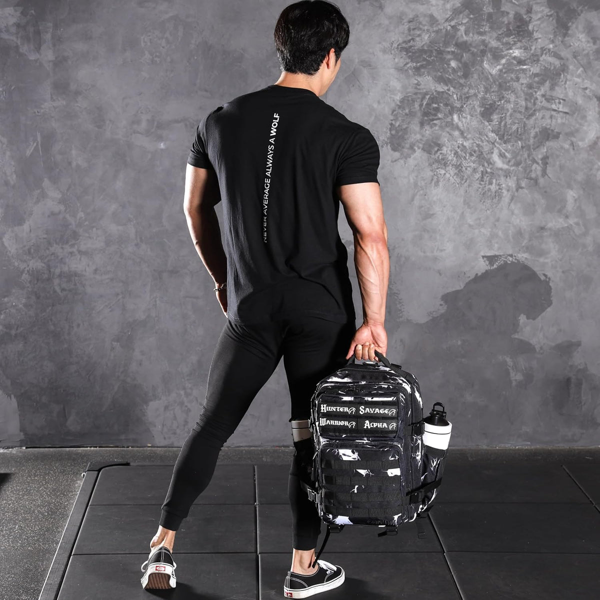 35L Athletic Gym Backpack - Durable 1000D Waterproof Oxford Material with MOLLE Webbing, Laptop Pocket - Colors A
