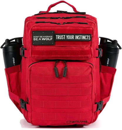 35L Athletic Gym Backpack - Durable 1000D Waterproof Oxford Material with MOLLE Webbing, Laptop Pocket - Colors A