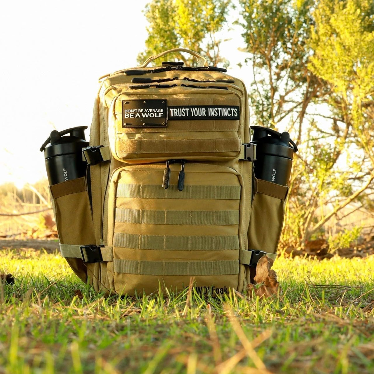 35L Athletic Gym Backpack - Durable 1000D Waterproof Oxford Material with MOLLE Webbing, Laptop Pocket - Colors A