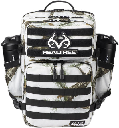 35L Athletic Gym Backpack - Durable 1000D Waterproof Oxford Material with MOLLE Webbing, Laptop Pocket - Colors A