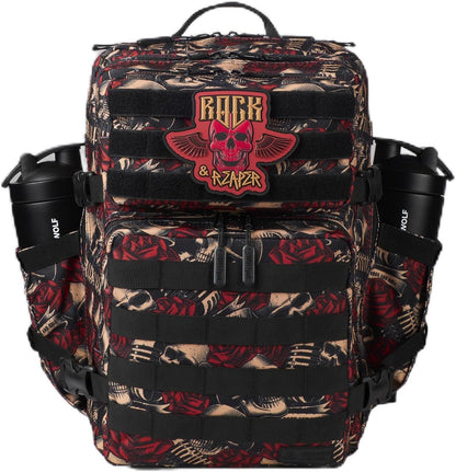 35L Athletic Gym Backpack - Durable 1000D Waterproof Oxford Material with MOLLE Webbing, Laptop Pocket - Colors A
