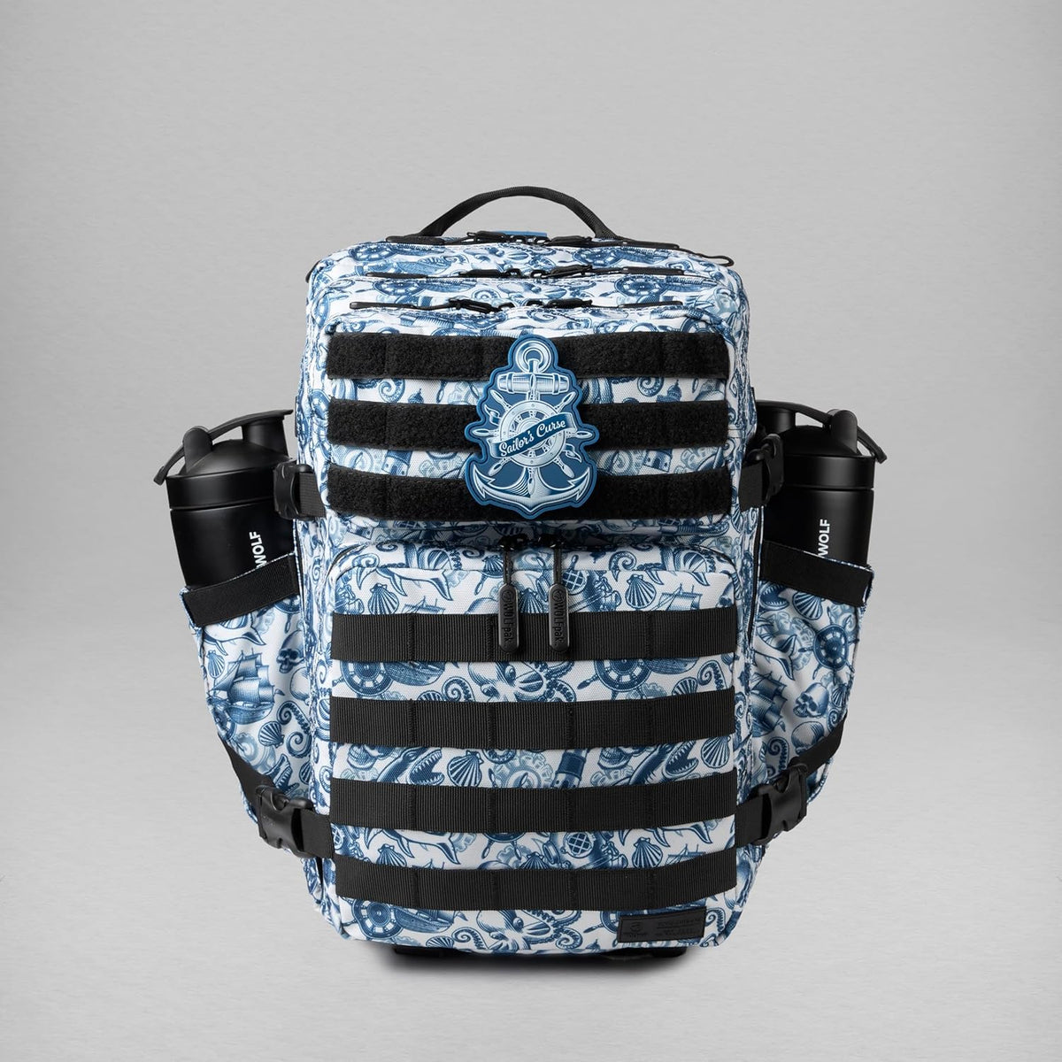 35L Athletic Gym Backpack - Durable 1000D Waterproof Oxford Material with MOLLE Webbing, Laptop Pocket - Colors A