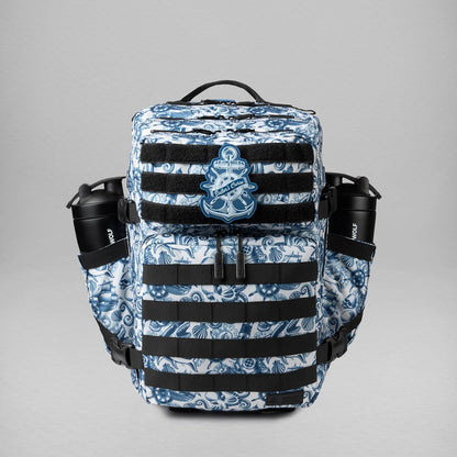 35L Athletic Gym Backpack - Durable 1000D Waterproof Oxford Material with MOLLE Webbing, Laptop Pocket - Colors A