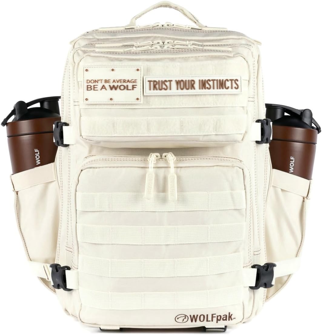 35L Athletic Gym Backpack - Durable 1000D Waterproof Oxford Material with MOLLE Webbing, Laptop Pocket - Colors A