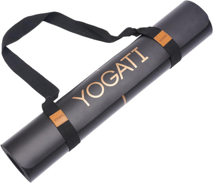 ® Yoga Mat Straps for Carrying | Adjustable Cotton Yoga Strap for Carrying Mats | Fits Standard and Thick Yoga or Pilates Matt | Practical & Perfect Yoga Mat Carrying Strap Design that Lasts