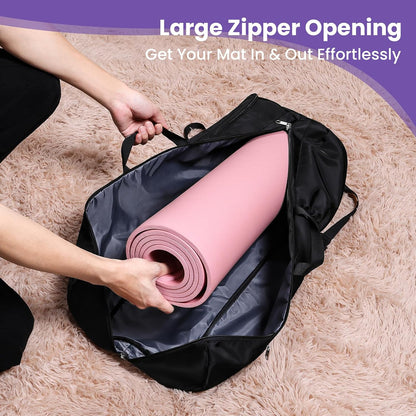 Yoga Mat Bag Carrier Large Capacity Yoga Backpack for Women