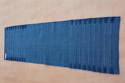 Jaipur Art & Rugs Cotton Yoga Rug - Eco-Friendly Hand-Woven Thick Mat (24”x72”x5mm) for Everyday Fitness at Home - Comfortable & Extra-Long - Colors B