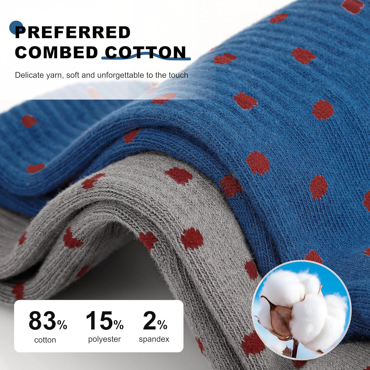Pilates Socks with Grips for Yoga, Barefoot, Ballet, Barre, Hospital Non Slip Anti Skid Socks for Women and Men