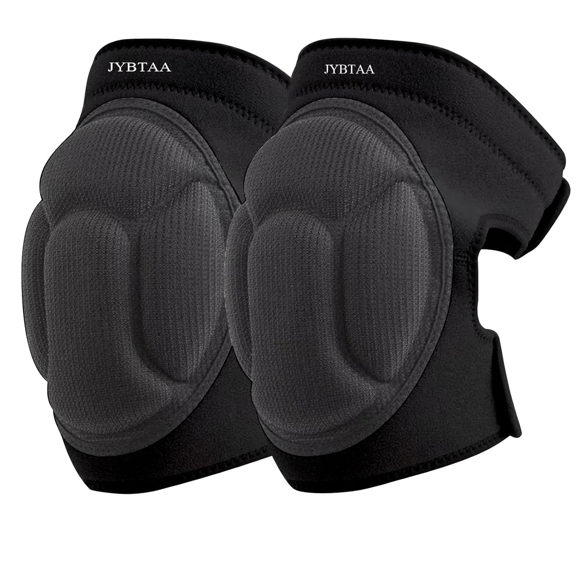 Men/Women Knee Pads for Gardening, Adjustable Straps, Black L,1 Pair