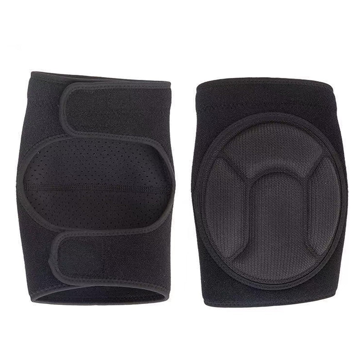 Men/Women Knee Pads for Gardening, Adjustable Straps, Black L,1 Pair