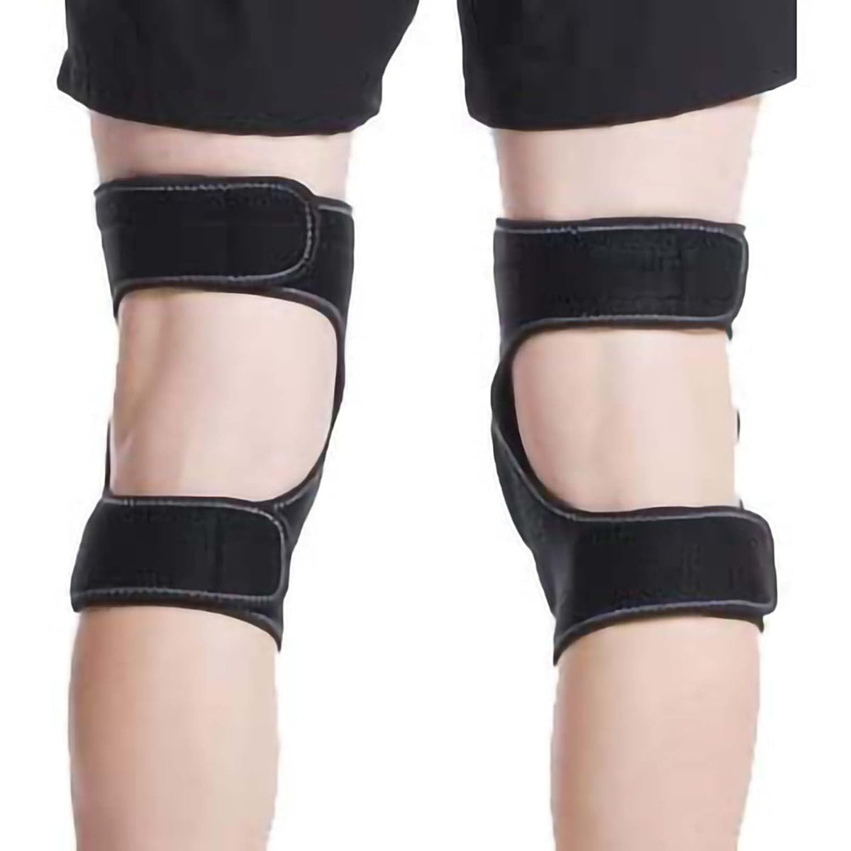 Men/Women Knee Pads for Gardening, Adjustable Straps, Black L,1 Pair