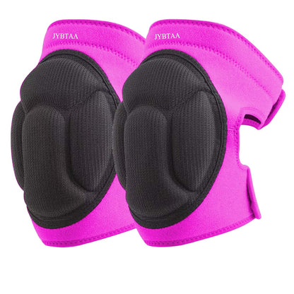 Men/Women Knee Pads for Gardening, Adjustable Straps, Black L,1 Pair
