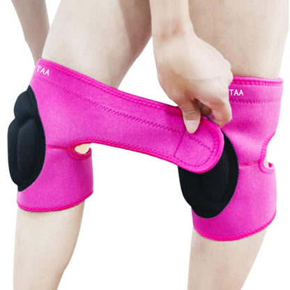 Men/Women Knee Pads for Gardening, Adjustable Straps, Black L,1 Pair
