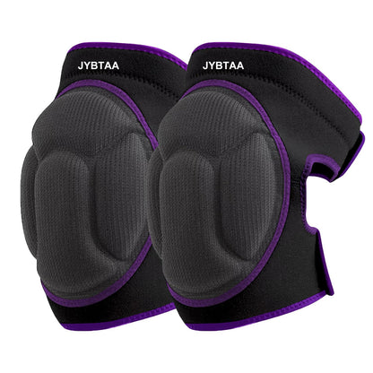 Men/Women Knee Pads for Gardening, Adjustable Straps, Black L,1 Pair
