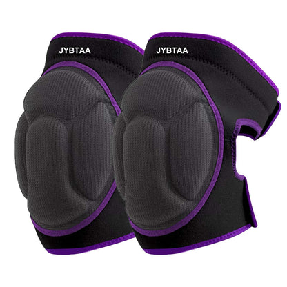Men/Women Knee Pads for Gardening, Adjustable Straps, Black L,1 Pair
