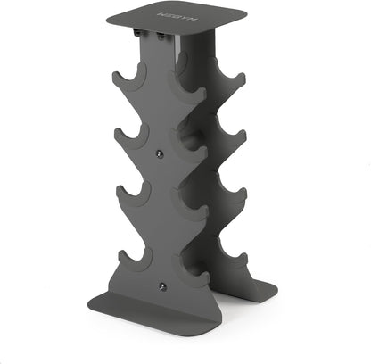 Dumbbell Rack, Sturdy Cast Iron for Space-Saving Home Gym Storage