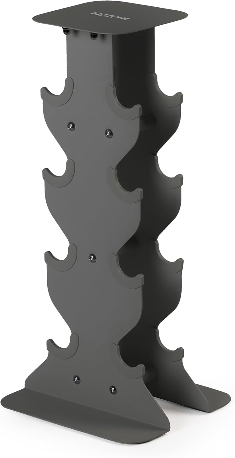 Dumbbell Rack, Sturdy Cast Iron for Space-Saving Home Gym Storage