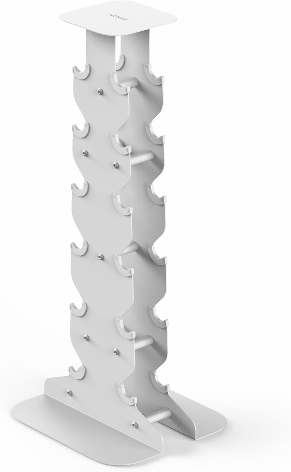 Dumbbell Rack, Sturdy Cast Iron for Space-Saving Home Gym Storage