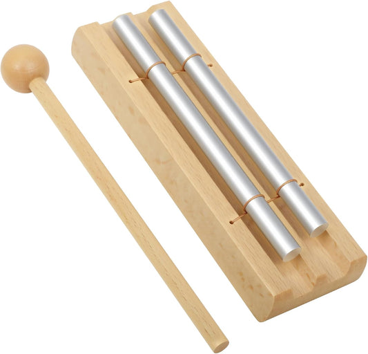 Hand Chime Bell for Meditation & Classroom,2 Tone