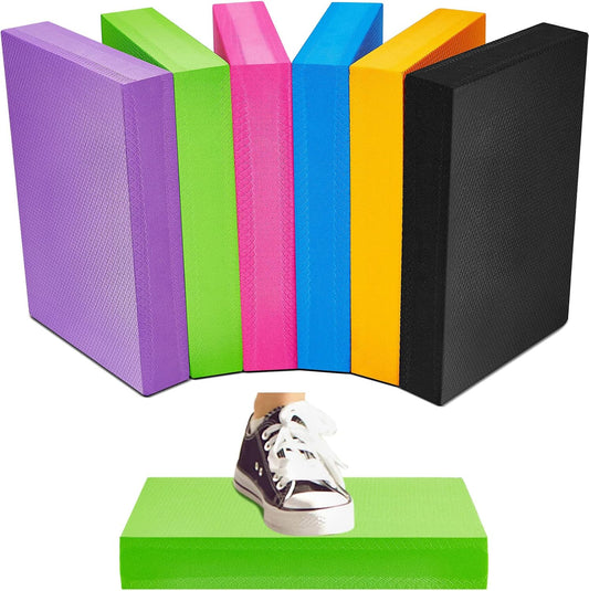 2/4/6 Pcs Balance Pad Foam Pad 11.81 x 7.87 x 1.97 Inch Yoga Mat Non Slip Cushion Exercise Knee Mat for Fitness Stability Stretching, Pilates, Physical Therapy, Core Trainer