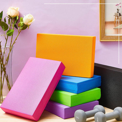 2/4/6 Pcs Balance Pad Foam Pad 11.81 x 7.87 x 1.97 Inch Yoga Mat Non Slip Cushion Exercise Knee Mat for Fitness Stability Stretching, Pilates, Physical Therapy, Core Trainer