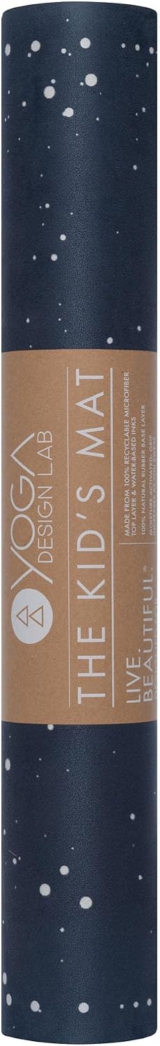 The Kids Yoga Mat | Eco-Friendly + Supportive + Colorful Childrens Play | Yoga, Exercise | Carrying Strap!