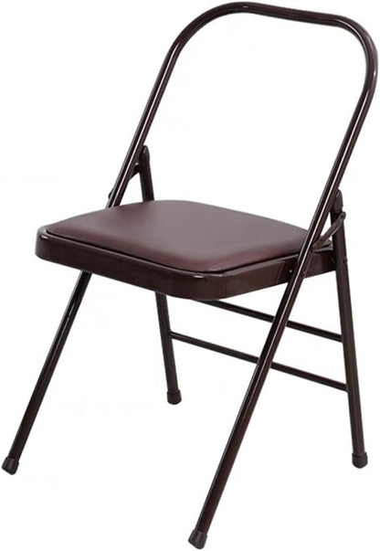 Yoga Chair,Backless Yoga Chair Prop,Pilates Chair,Yoga Chair Iyengar,Foldable and Portable Folding Stools for Yoga,Green