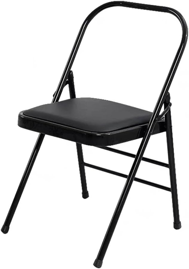 Yoga Chair,Backless Yoga Chair Prop,Pilates Chair,Yoga Chair Iyengar,Foldable and Portable Folding Stools for Yoga,Green