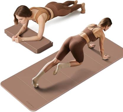 Foldable Yoga Mat 10MM Thick SGS Certified TPE 75x26" Portable