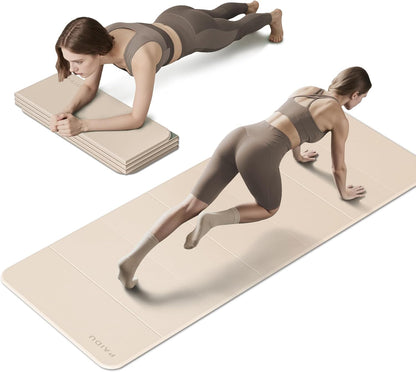 Foldable Yoga Mat 10MM Thick SGS Certified TPE 75x26" Portable