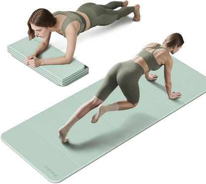 Foldable Yoga Mat 10MM Thick SGS Certified TPE 75x26" Portable