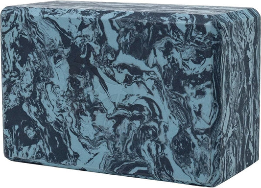 4 in. Foam Yoga Block - Strong and Stable, Beveled Edges for Comfort, Most Favored Block Size, Helps with Alignment and Support in Many Poses