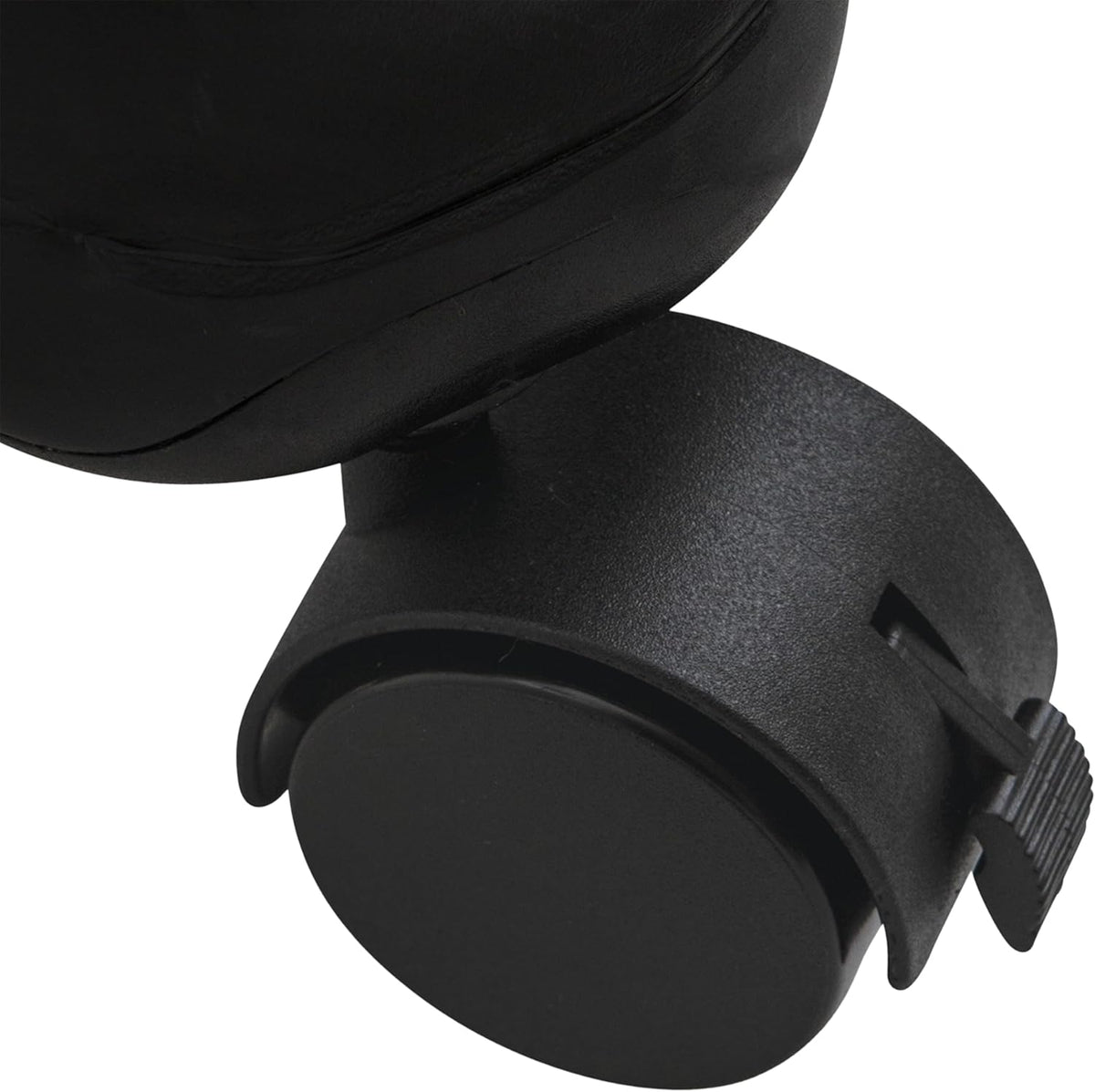 Exercise Ball Chair: FitPro Balance Ball Chair with Wheels and Back Support for Home or Office Use - Includes Hand Pump - Black
