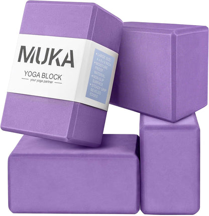 Yoga Blocks 4x6x9 Inch High Density EVA Foam Yoga Brick