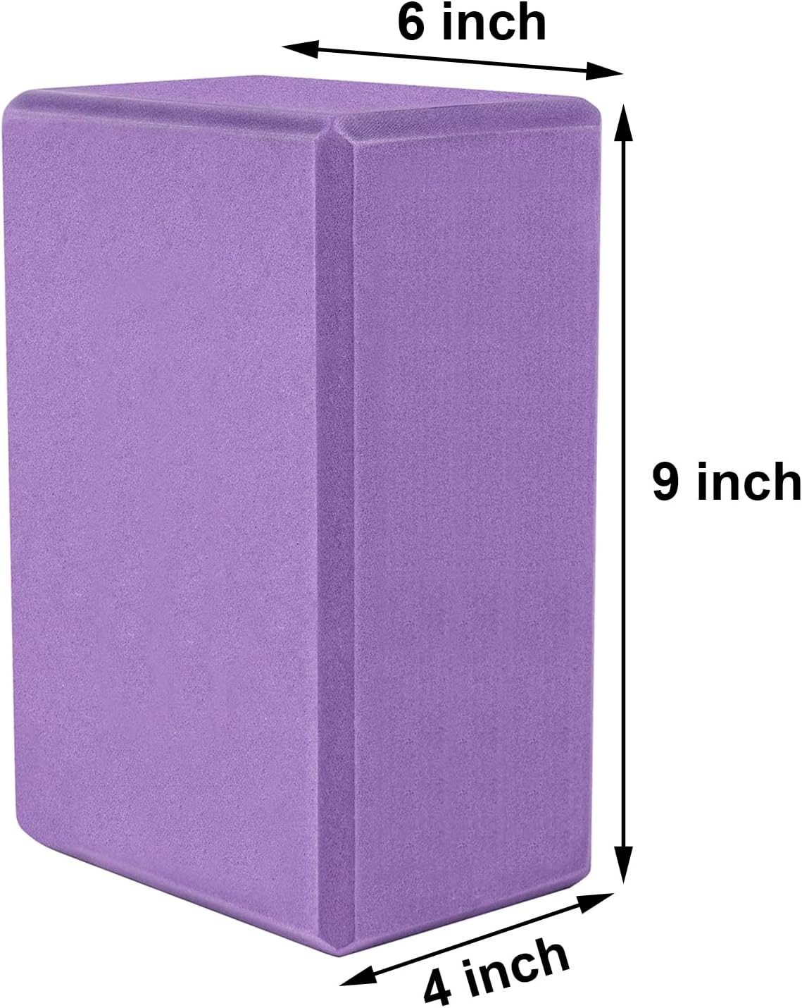Yoga Blocks 4x6x9 Inch High Density EVA Foam Yoga Brick