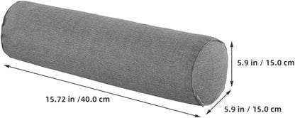 Yoga Bolster Pillow: Rectangular Yoga Bolster Cushion Meditation Cushion Cotton Footrest Pillow Support for Women Lovers Sitting On Floor