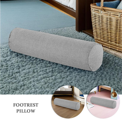 Yoga Bolster Pillow: Rectangular Yoga Bolster Cushion Meditation Cushion Cotton Footrest Pillow Support for Women Lovers Sitting On Floor
