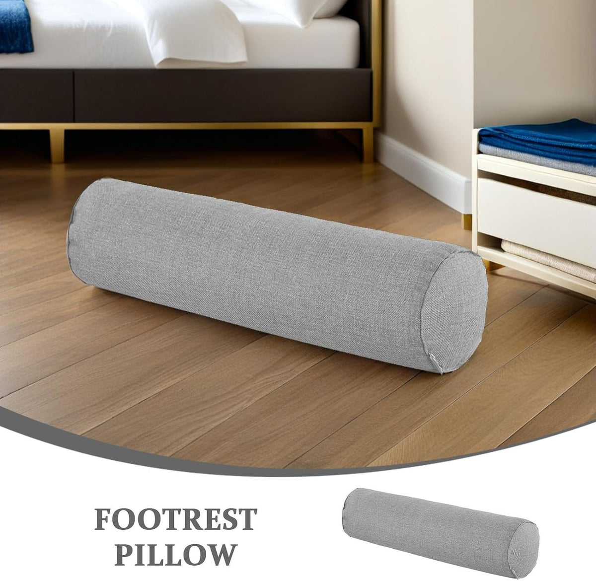 Yoga Bolster Pillow: Rectangular Yoga Bolster Cushion Meditation Cushion Cotton Footrest Pillow Support for Women Lovers Sitting On Floor