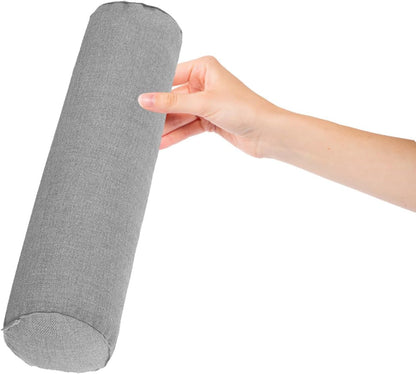 Yoga Bolster Pillow: Rectangular Yoga Bolster Cushion Meditation Cushion Cotton Footrest Pillow Support for Women Lovers Sitting On Floor