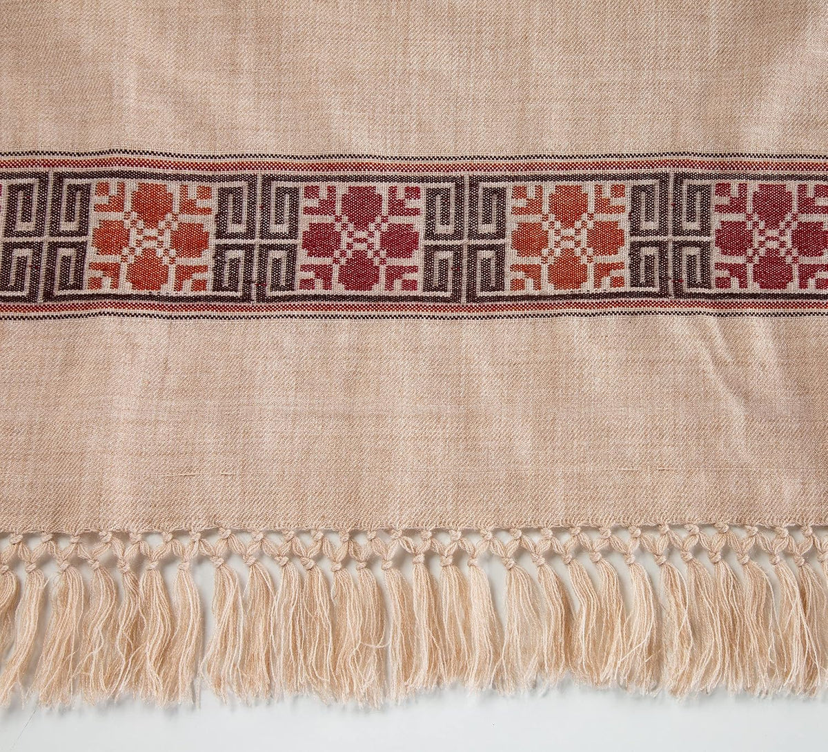 Meditation Shawl or Blanket, Vegan Wool Wrap, Oversize Scarf, Indian Blanket. Unisex