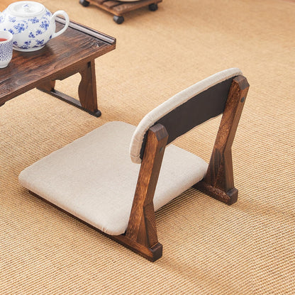 Meditation Floor Chair with Back Support, Tatami Seat
