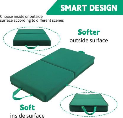 Garden Kneeling Pad, Memory Foam Knee Cushions for Gardening, Extra Thick Knee Pad, Water Resistant Prayer Pillow for Work, Yoga, Physical Therapy(Black)