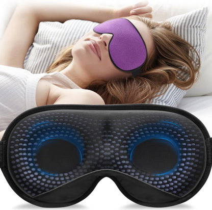 Weighted Sleep Mask for Women Men, 3D Light Blocking Eye Mask, Black