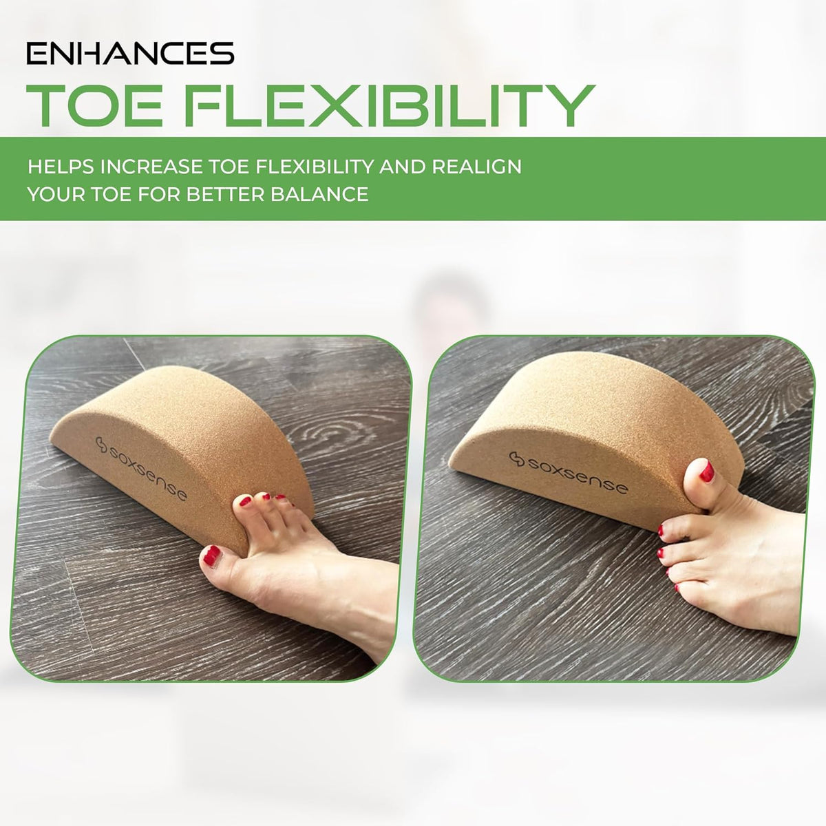 Half-Moon Calf Stretcher for Plantar Fasciitis and Balance Trainer