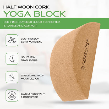 Half-Moon Calf Stretcher for Plantar Fasciitis and Balance Trainer