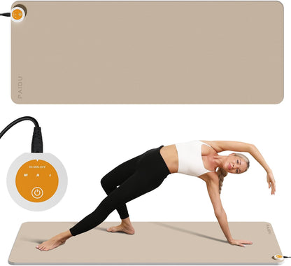 Heating mat, Extra Large Anti Slip Electric Heating Yoga mat
