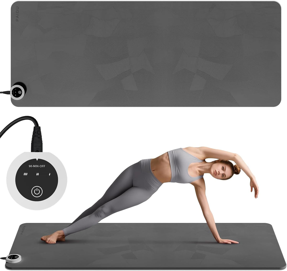 Heating mat, Extra Large Anti Slip Electric Heating Yoga mat