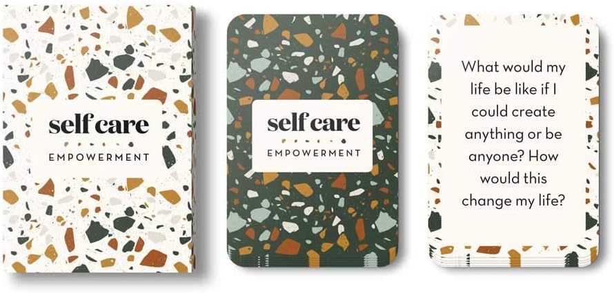 Empowering Self Care Questions - 52 Stress Relief Cards for Meditation, Mindfulness, Yoga & Gifts